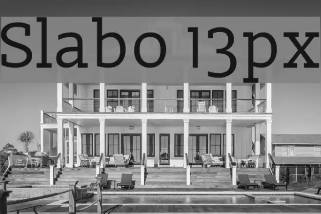 Slabo 13px Font examples