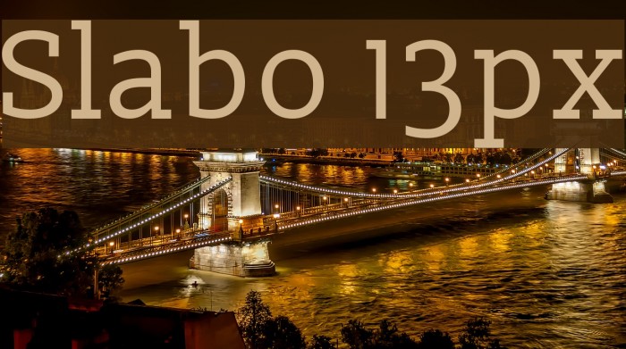 Slabo 13px Font examples