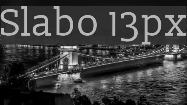 Slabo 13px Font examples