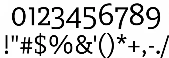 Slabo 27px Font Alte caractere