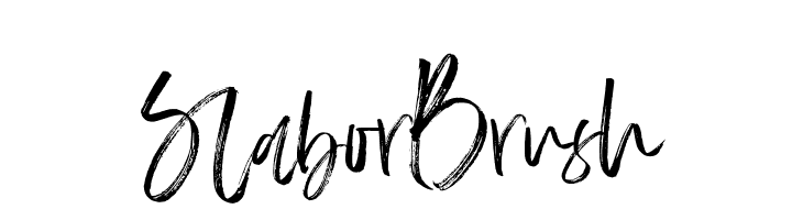 Slabor Brush  baixar fontes gratis
