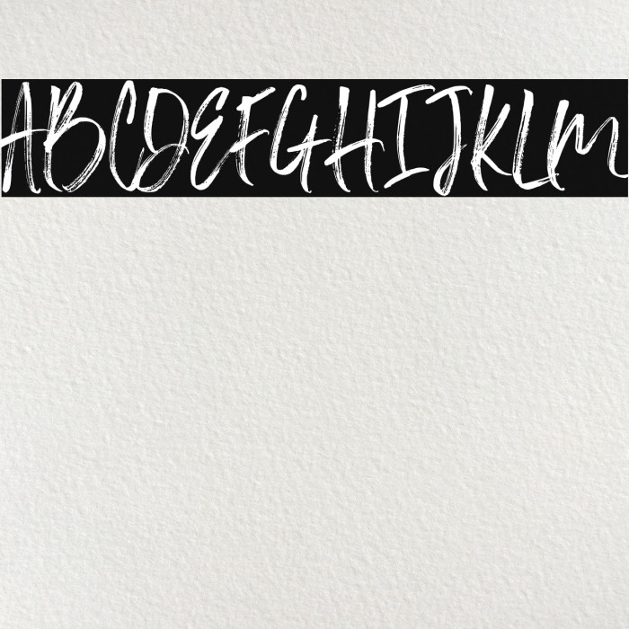 SlaborBrush Font examples