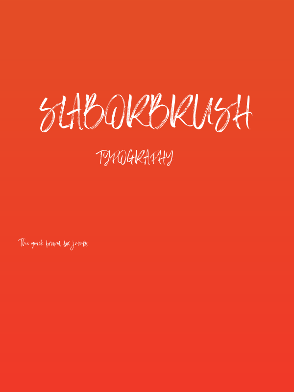 SlaborBrush Poster