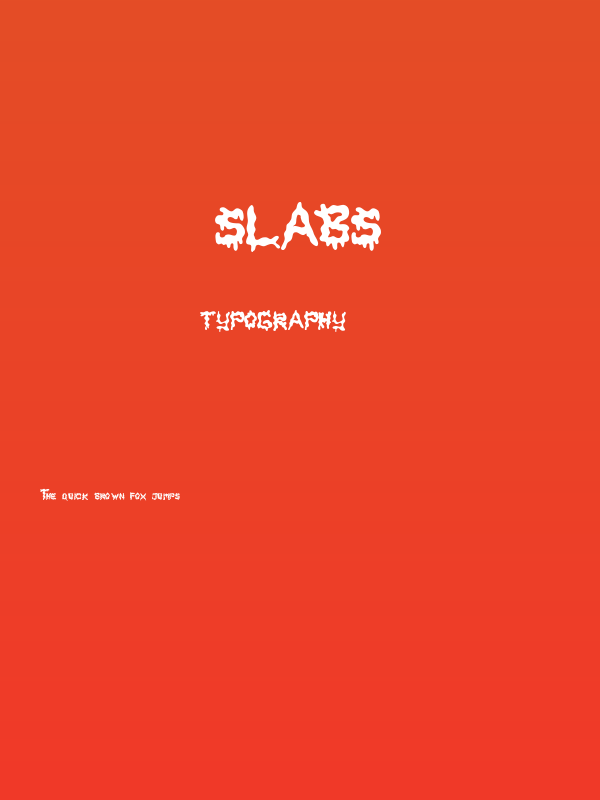 Slabs Poster