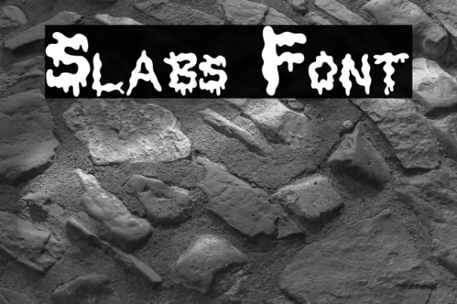 Slabs Font examples