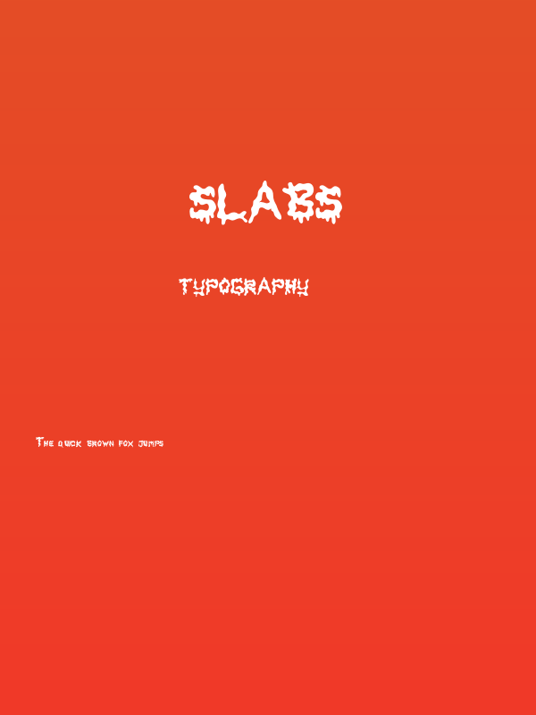 Slabs Poster