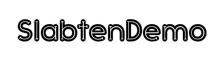 Slabten Demo  Fuentes Gratis Descargar