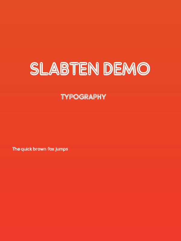 Slabten Demo Poster