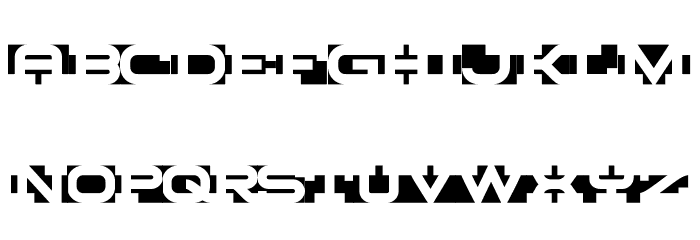 Slabyanuz titling inverted Font LOWERCASE