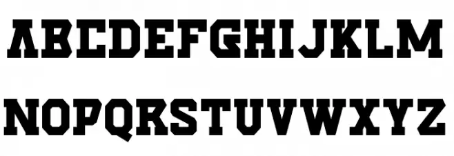 Slabzone Font Litere mari