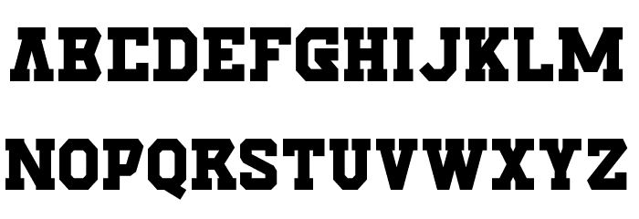 Slabzone Font LOWERCASE