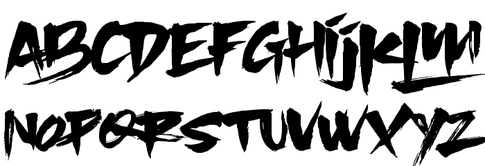 SlackerBrush Polices MINUSCULES
