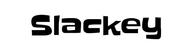 Slackey Font