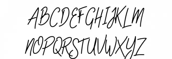 Slainte Script Demo 字体 大写