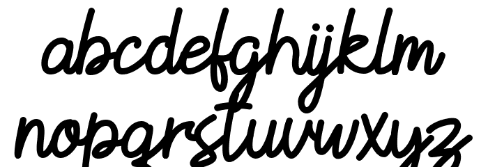 SlaitMonolineDEMO Font LOWERCASE
