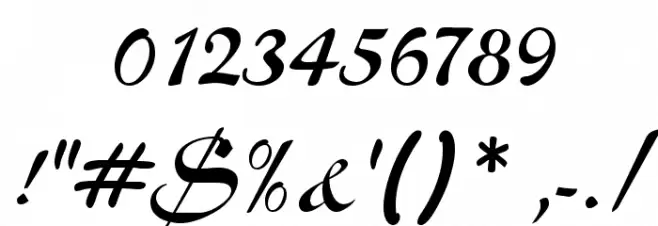 Slalom Font OTHER CHARS