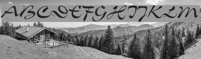 Slalom Font examples