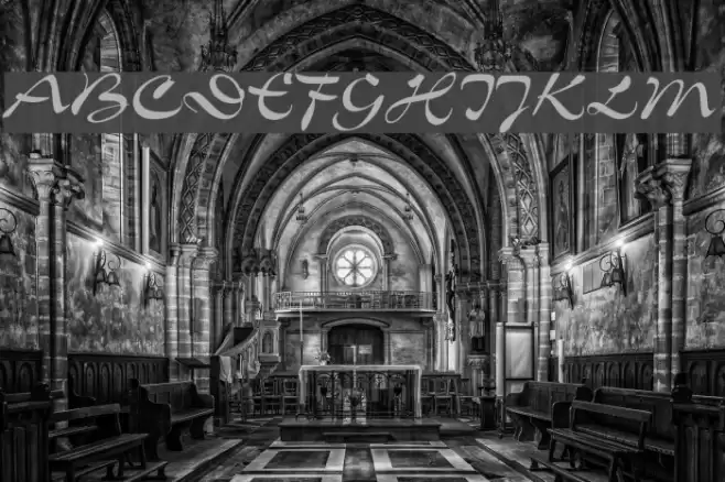 Slalom Font examples