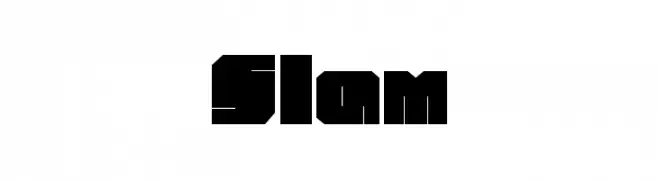 Slam  Frei Schriftart Herunterladen