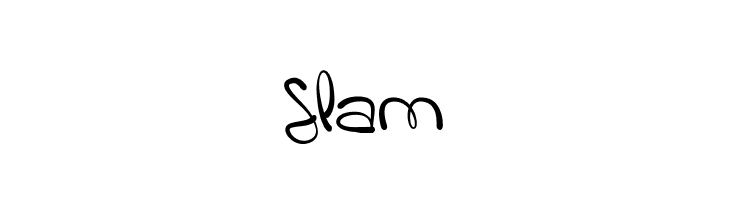 Slam  Frei Schriftart Herunterladen
