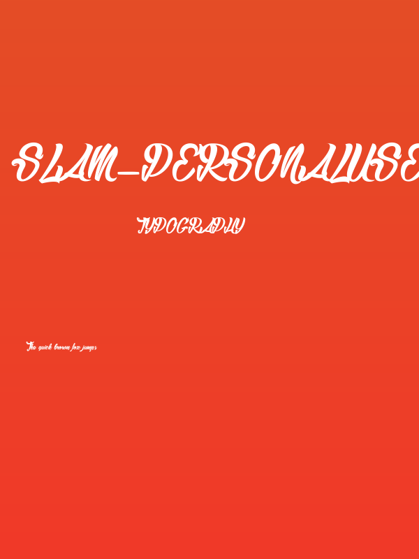 Slam_PersonalUseOnly Poster