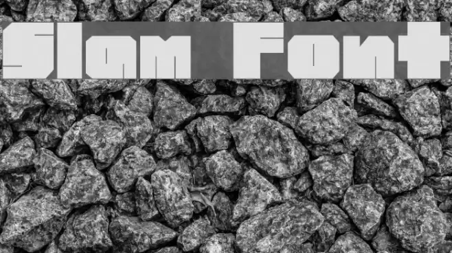 Slam Font examples