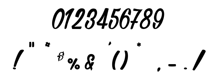 Slamer_PersonalUseOnly Font OTHER CHARS