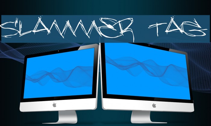 Slammer tag Font examples