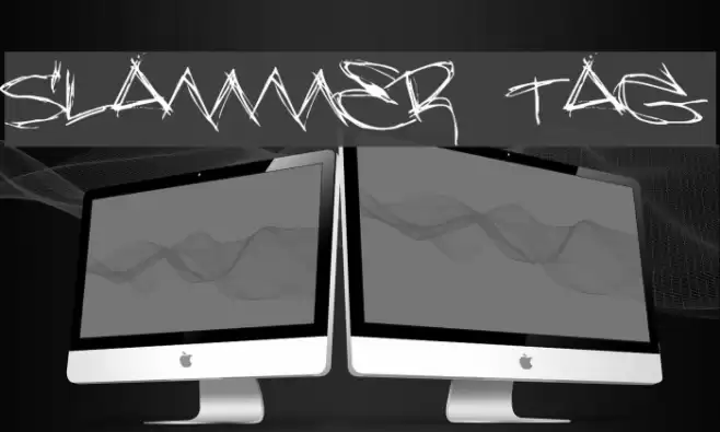 Slammer tag フォント examples