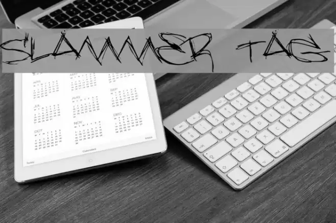 Slammer tag フォント examples
