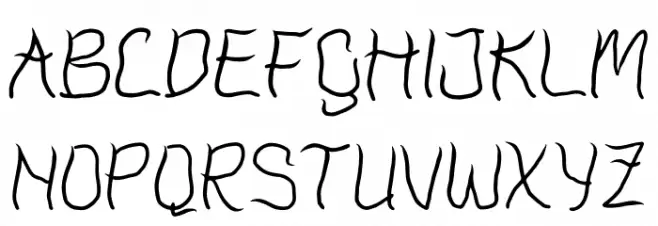 Slamming Schriftart Groß