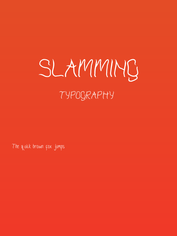 Slamming Poster