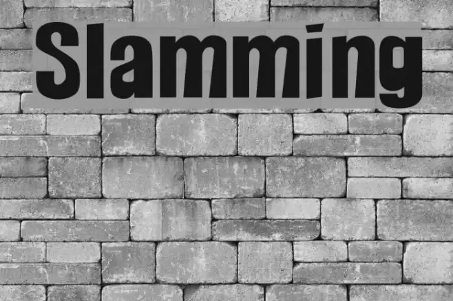 Slamming Caratteri examples