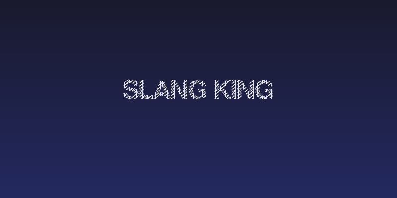 Slang King Social Header