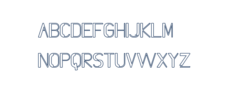 Slang Outfit Outline Lowercase