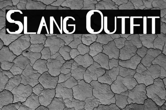 Slang Outfit Font examples