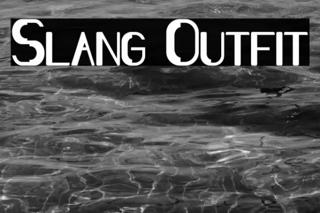 Slang Outfit Font examples