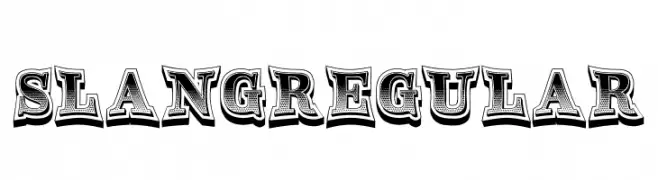 Slang Regular  フリーフォントのダウンロード