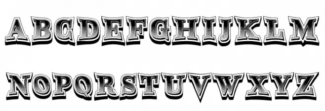 Slang Regular Шрифта ВЕРХНИЙ