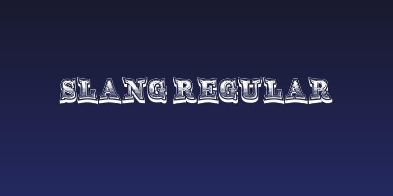 Slang Regular Social Header