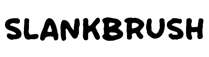 Slank Brush  font caratteri gratis