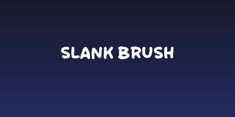 Slank Brush Social Header