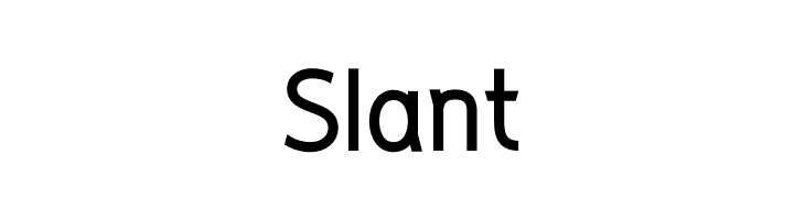 Slant  les polices de caractères gratuit tlcharger