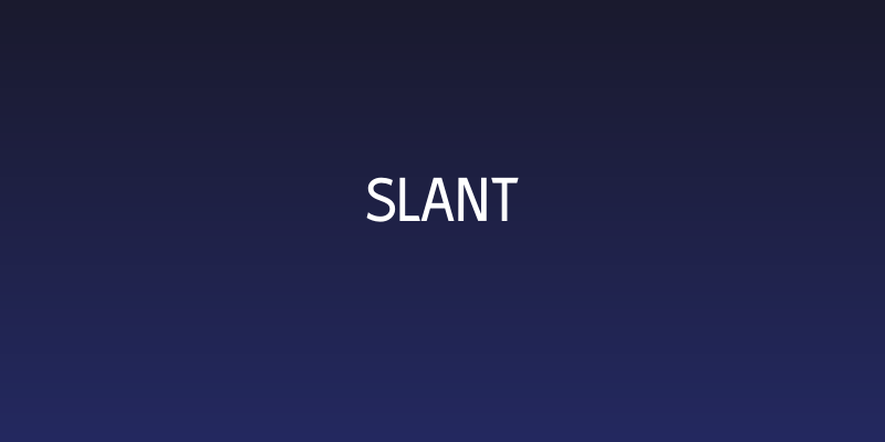 Slant Social Header