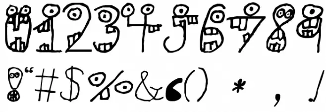 Slapstick Dental Inc. Font OTHER CHARS