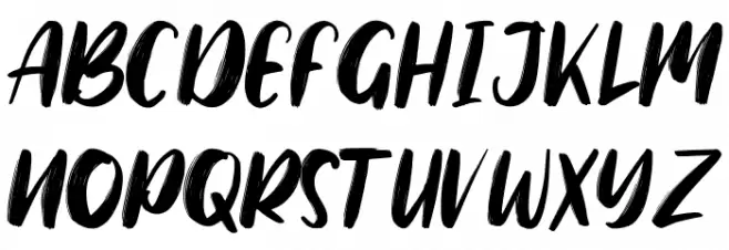 Slapstick demo Schriftart Groß