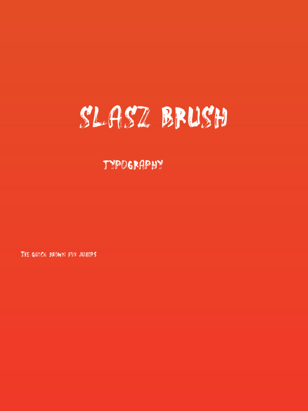 SlasZ Brush Poster