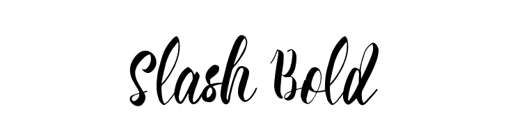 Slash Bold  Descarca Fonturi Gratis