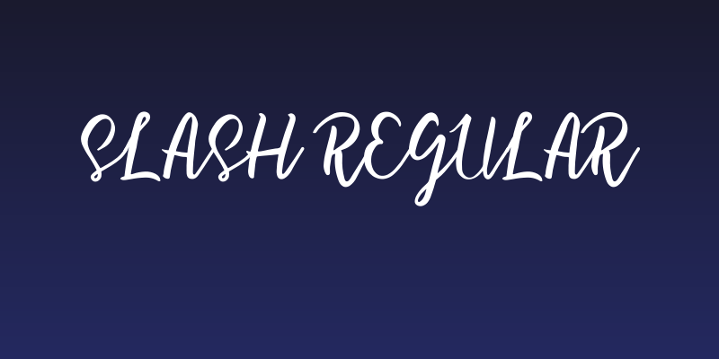 Slash Regular Social Header