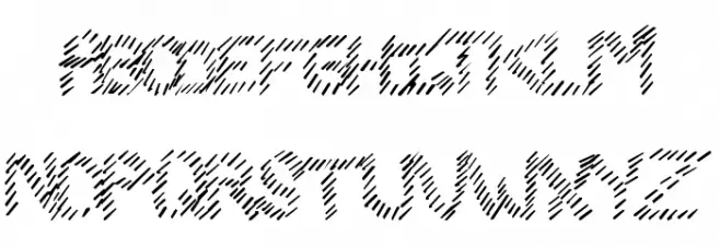 SlashKing Font LOWERCASE